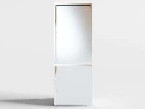 现代不锈钢上下门电冰箱