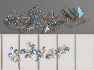 现代轻奢墙饰挂件