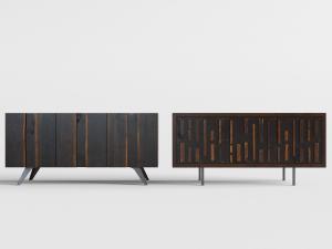 现代实木电视柜