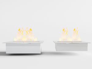 工业风装饰壁炉