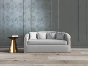 新中式装饰金边的多人沙发3d模型 新中式装饰金边的多人沙发