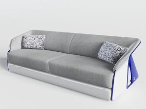 新中式多人沙发3d模型 新中式多人沙发