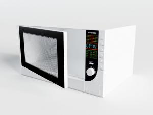 现代白色微波炉厨房电器