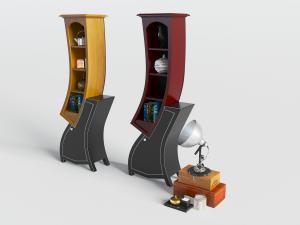 现代异形复古收纳储物柜