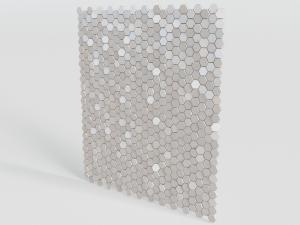 现代六边形拼接背景墙3d模型 现代六边形拼接背景墙