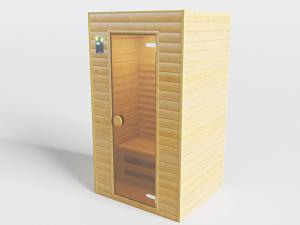 现代实木桑拿房3d模型 现代实木桑拿房