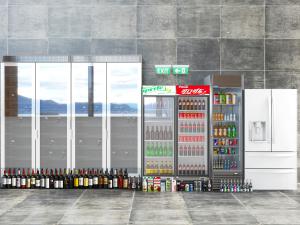 超市饮料啤酒红酒冰柜冰箱