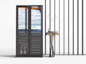 现代玻璃门保鲜冷藏酒柜3d模型 现代玻璃门保鲜冷藏酒柜