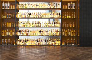 现代墙面嵌入式加宽酒柜3d模型 现代墙面嵌入式加宽酒柜