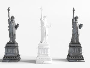 美式自由女神雕塑雕刻