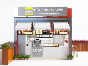 现代咖啡奶茶售卖店
