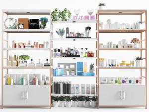 现代化妆品专卖店展柜货架