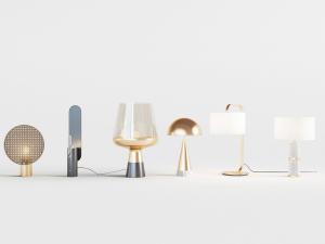 现代蘑菇金属台灯床头灯