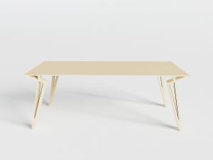 现代长方形餐桌3d模型 现代长方形餐桌