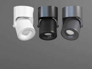 现代黑白筒灯射灯