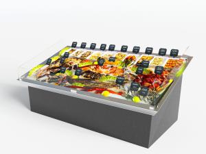 超市生鲜保险冰柜展柜