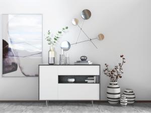 新中式玄关柜边柜