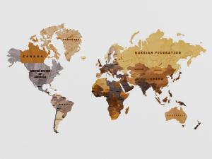 世界地图墙饰挂件