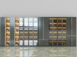 现代轻奢酒柜3d模型 现代轻奢酒柜