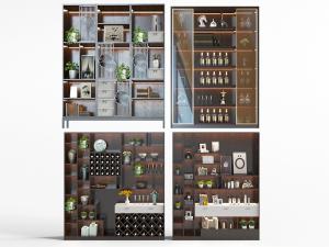 新中式实木装饰柜