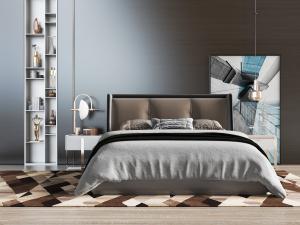 现代轻奢双人床