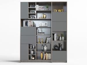 现代灰色装饰柜