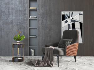 后现代休闲沙发椅子边几3d模型 后现代休闲沙发椅子边几