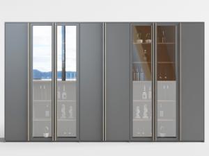 现代轻奢酒柜3d模型 现代轻奢酒柜