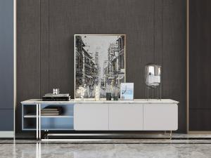 现代轻奢电视柜装饰画