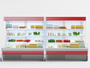 超市饮料蔬菜保鲜柜货架