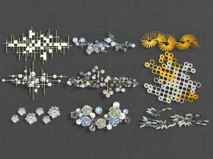 新中式墙面装饰挂件