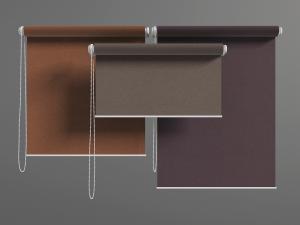 现代布艺升降窗帘3d模型 现代布艺升降窗帘