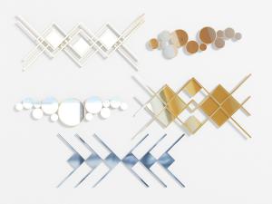 现代轻奢几何造型的装饰挂件