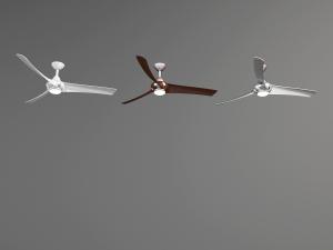 现代螺旋造型的风扇