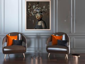 现代皮革休闲单人沙发3d模型 现代皮革休闲单人沙发