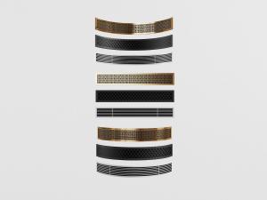 金属弧形空调出风口