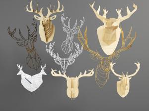 北欧麋鹿墙饰挂件