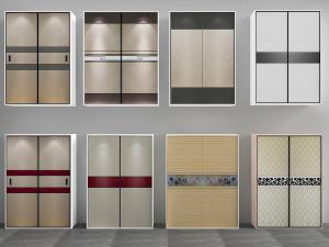 现代推拉门衣柜