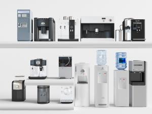 现代咖啡机饮水机厨房电器