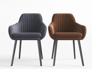 现代布艺餐椅