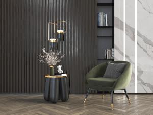 现代轻奢单人沙发3d模型 现代轻奢单人沙发