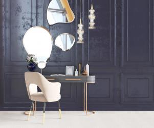 现代轻奢化妆梳妆台装饰镜