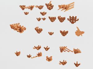 中式古建筑实木斗拱构件