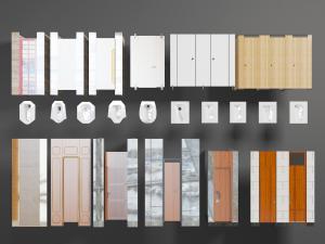 新中式公共厕所蹲便池