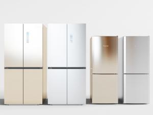 现代不锈钢电冰箱