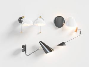 现代金属灯罩壁灯