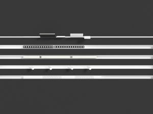 现代线形轨道射灯