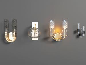 现代轻奢水晶壁灯