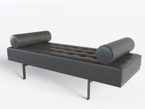 现代黑色沙发凳