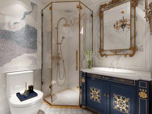 新古典卫浴间卫生间淋浴房